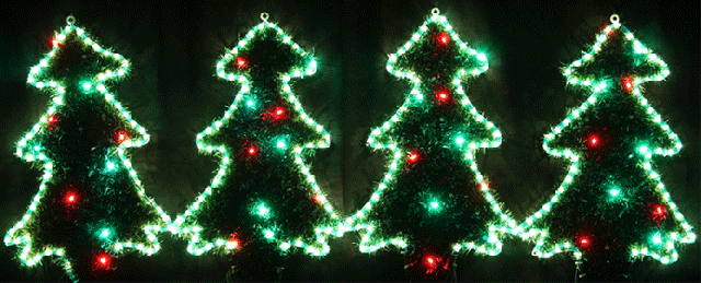 blinking christmas lights gifs animated 61cm high 4 led medium