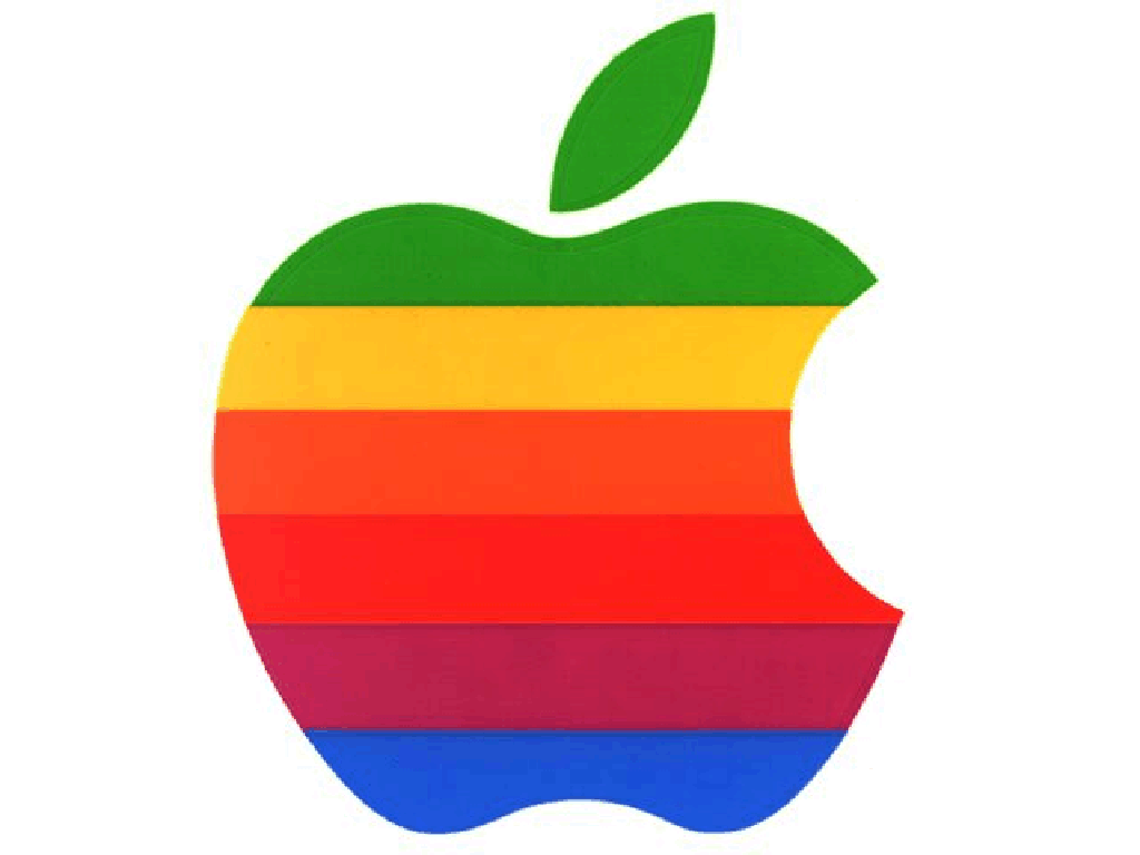 apple rainbow logo wallpaper wallpaper wide hd medium