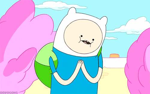 adventure time clapping gif find share on giphy medium