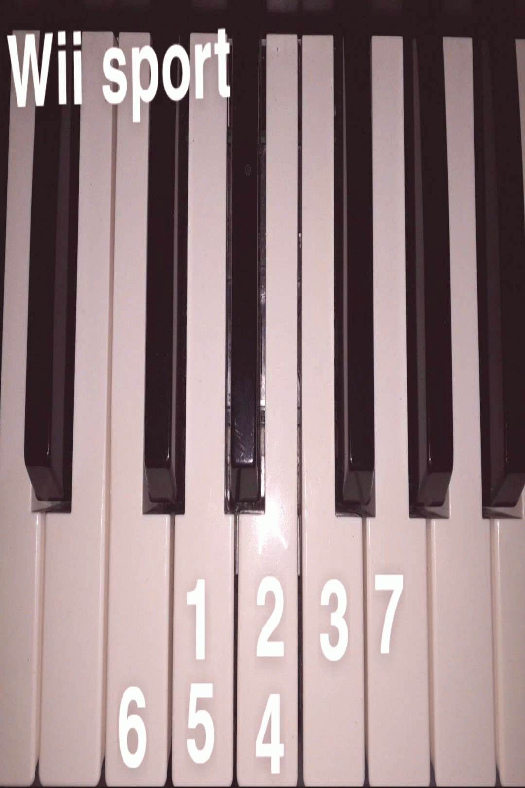 wii sport music music wii piano note chords in 2020 medium
