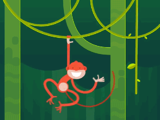 css flat monkey animation by danil goncharenko dribbble medium