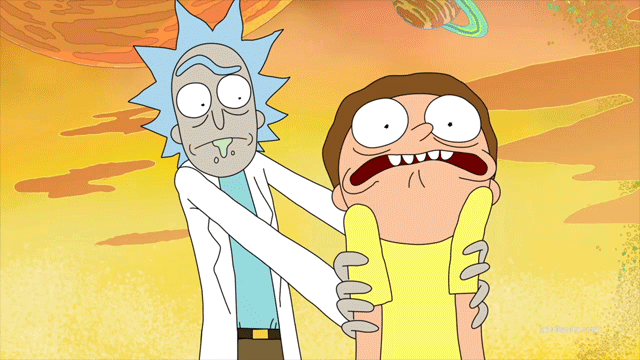 look at it morty rick and morty reaction gifs medium