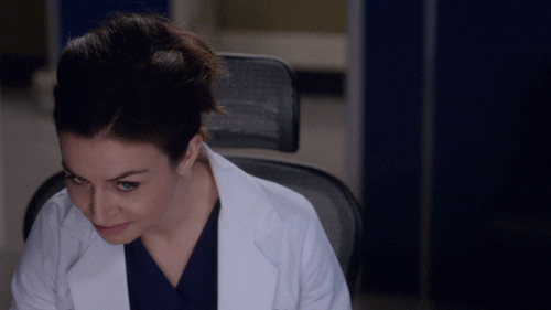 grey s anatomy head shake gif by abc network find share on giphy medium