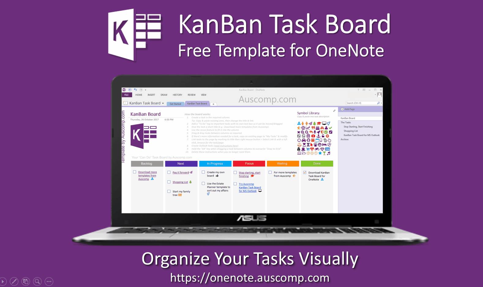 you can visualize your tasks in an easy to use kanban board for medium