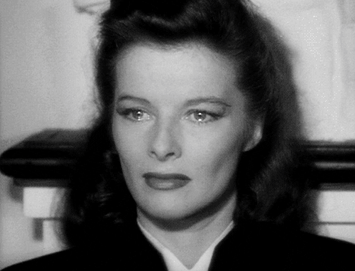 katharine hepburn my face when i see her face tbh gif by medium