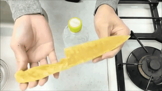how to make a sharp knife out of pasta noodles medium