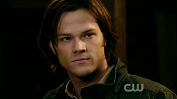 when he rolls his eyes right into our hearts sam winchester gifs medium