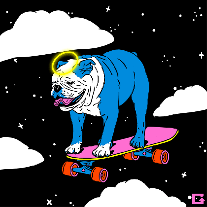 animals dog skateboarding gif shared by darkbearer on gifer medium