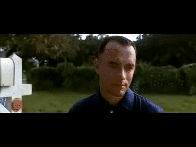 forrest gump final scene the feather in the wind on make a gif medium
