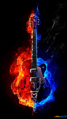 free guitar screensavers and wallpaper guitar on fire free screensaver wallpaper guitars and medium