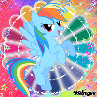 my little pony friendship is magic images blingee rainbow dash medium