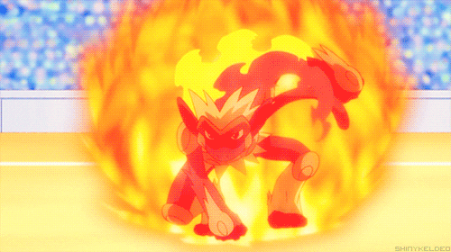 pokemon fire gif find share on giphy medium