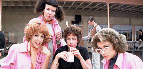 stockard channing grease gif find share on giphy medium
