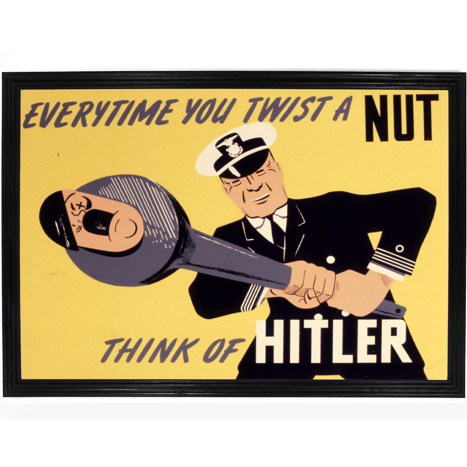 wartime poster twist a nut medium