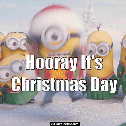 hooray its christmas day minion quote pictures photos medium