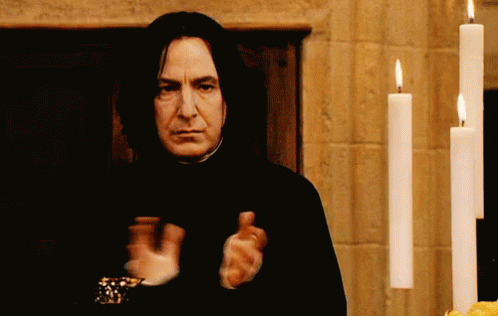 snape clap gif snape clap clapping discover share gifs medium