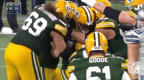 green bay packers win gif by nfl find share on giphy medium
