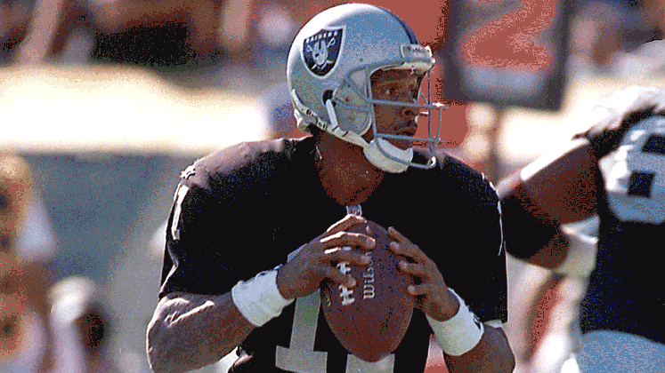 the first black starting quarterback for each nfl team and how long he lasted undefeated oakland raider logo history medium