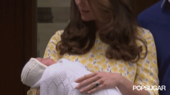 royal baby girl first appearance gifs popsugar celebrity medium