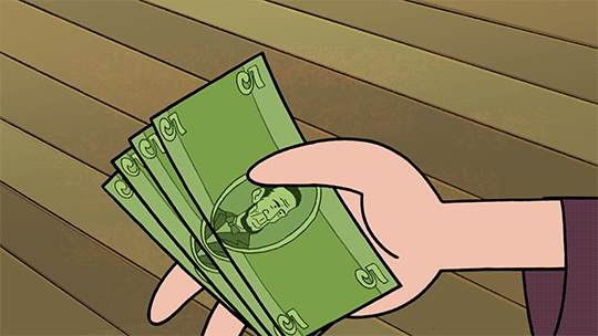 money cash gif by cartoon hangover find share on giphy medium