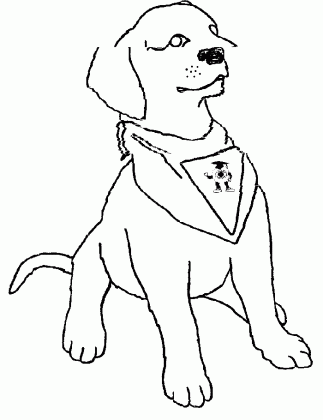 free printable dog coloring pages for kids medium