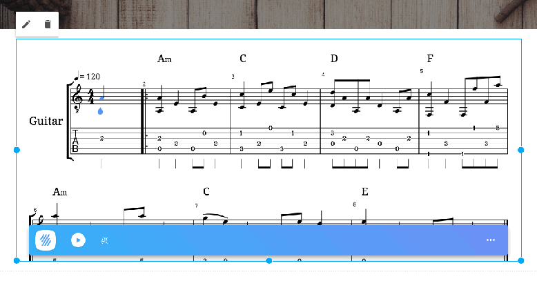 how to embed interactive music notation in google sites medium