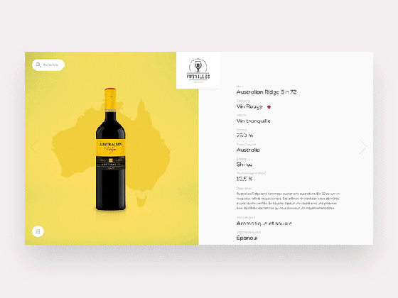 wine catalog browsing design animation concept on behance medium