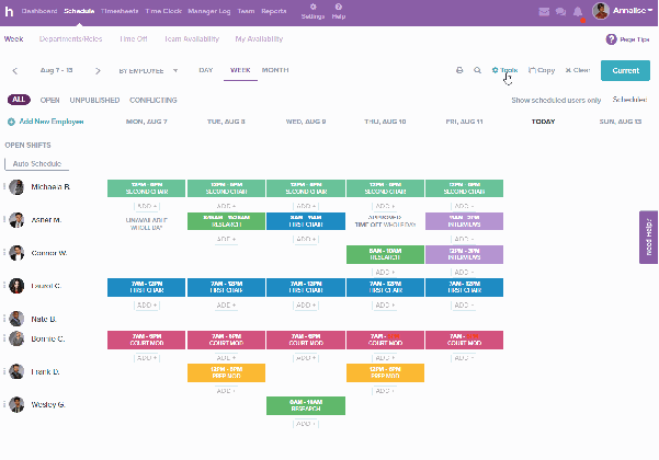 easily create and apply employee schedule templates homebase medium