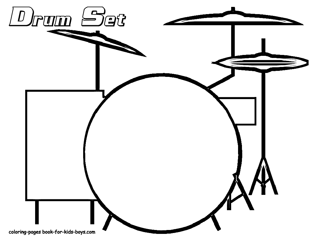 rock and roll coloring pages drums coloring drums free medium