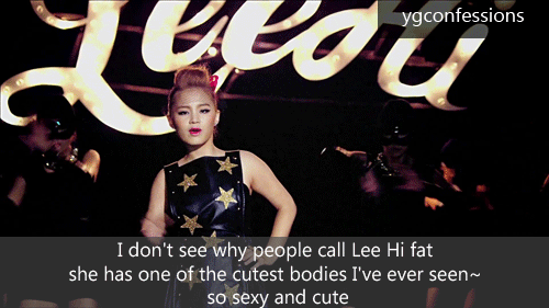 yg confessions i don t see why people call lee hi fat she has one medium