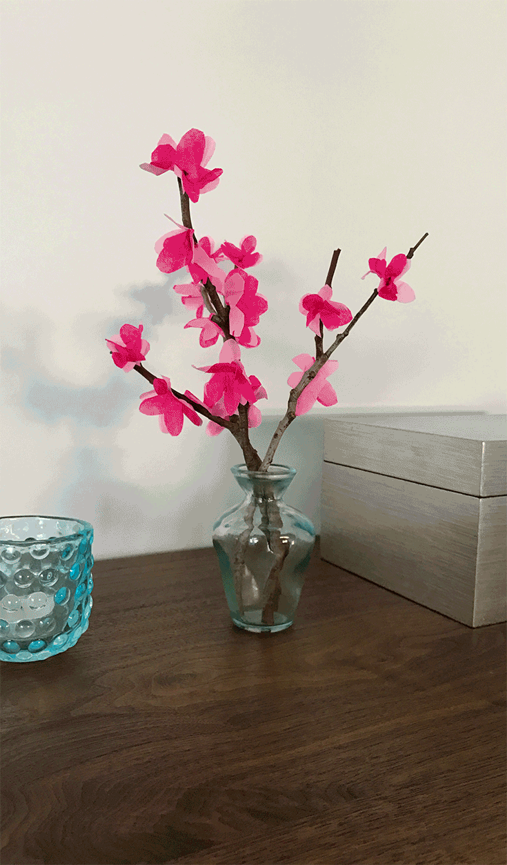 how to make paper cherry blossoms don t miss this short diy video medium