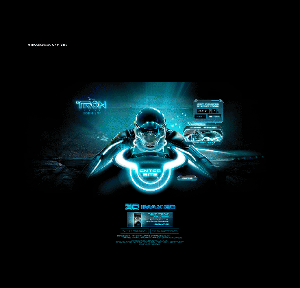 tron legacy theatrical film site and game on behance medium