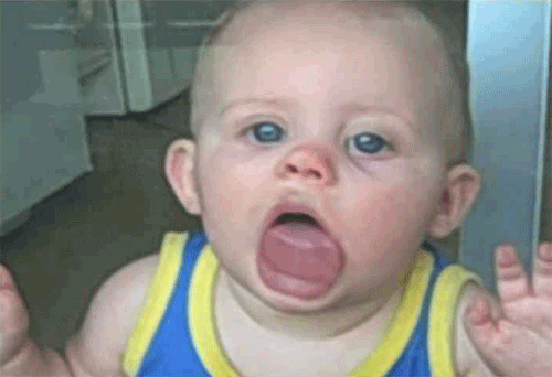 baby licking gif by america s funniest home videos find share on medium