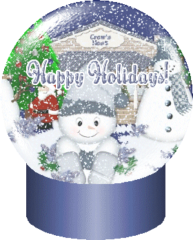happy holidays snow globe myspace friendster and facebook graphics medium