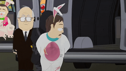easter bunny police gif by south park find share on giphy medium