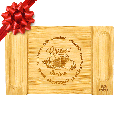 royal craft wood large bamboo cheese board gift set charcuterie cutting for fruits meat with cracker serving tray walmart com cat eating pie medium