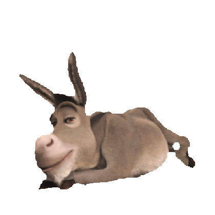 shrek donkey sticker by imoji for ios android giphy medium