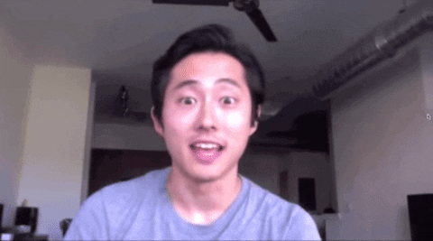 steven yeun lol gif by dots find share on giphy medium