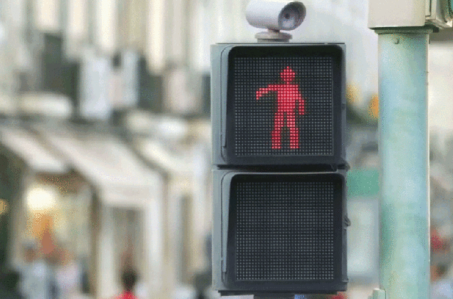 the dancing traffic light medium