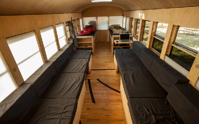 bus home convertible bed seating interior design ideas medium