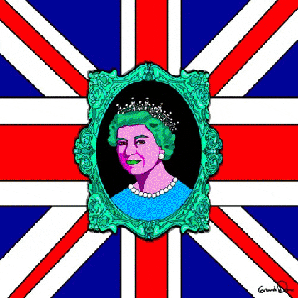 god save the queen psychedelic gif gif by grande dame medium