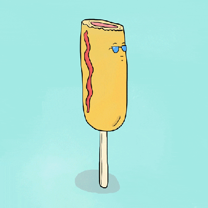 jumping corn dog gif by eva find share on giphy medium