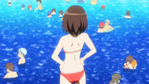 gif anime beach pool animated gif on gifer by cellador medium