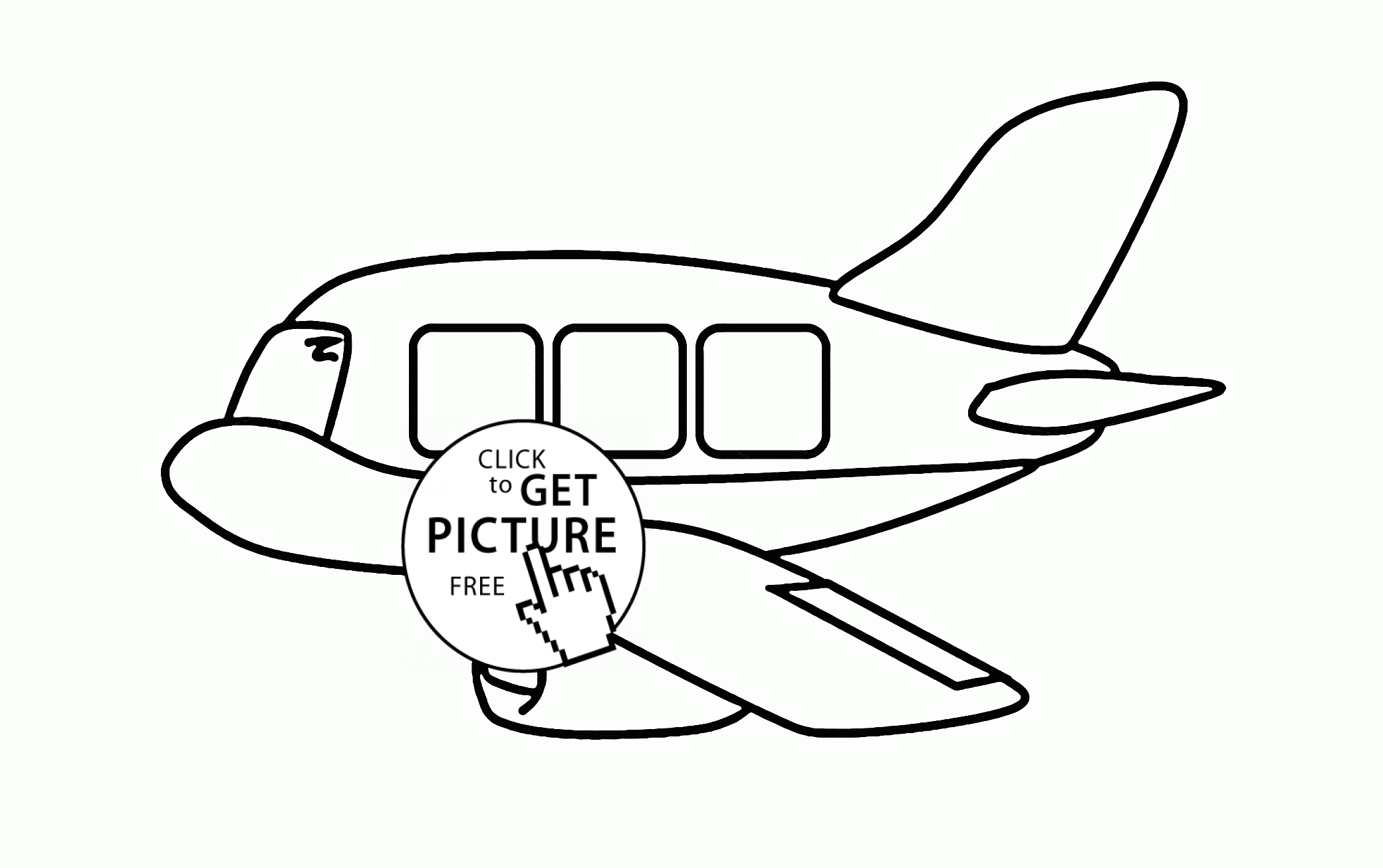 airplane coloring page for preschoolers transportation coloring medium