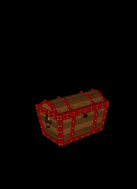 animated treasure chest opens and a skeleton stands up in it then medium