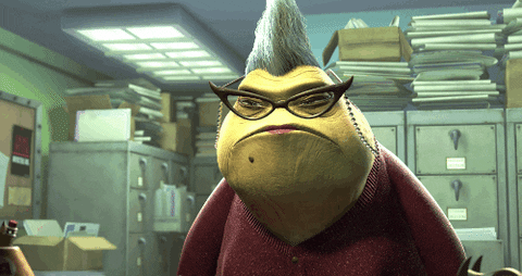 monsters inc monday gif by disney pixar find share on medium