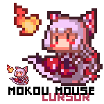 mokou mouse cursor by 42wv on deviantart medium