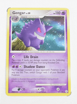 lunumbra s awesome painted cards making of gengar sometimes on a medium