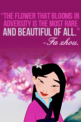 this is why i love mulan gives girls with un perfect lives real medium