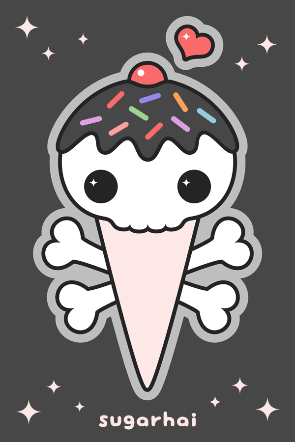 skull and crossbones ice cream cone ice cream cones animated gif medium